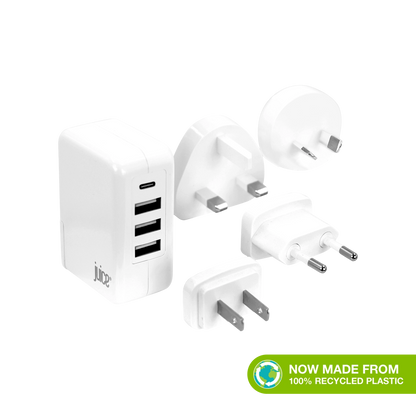 Juice 4.8 Amp Travel Juice Universal Charger – White