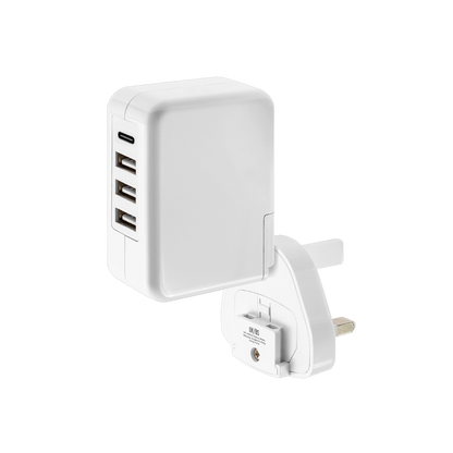 Juice 4.8 Amp Travel Juice Universal Charger – White