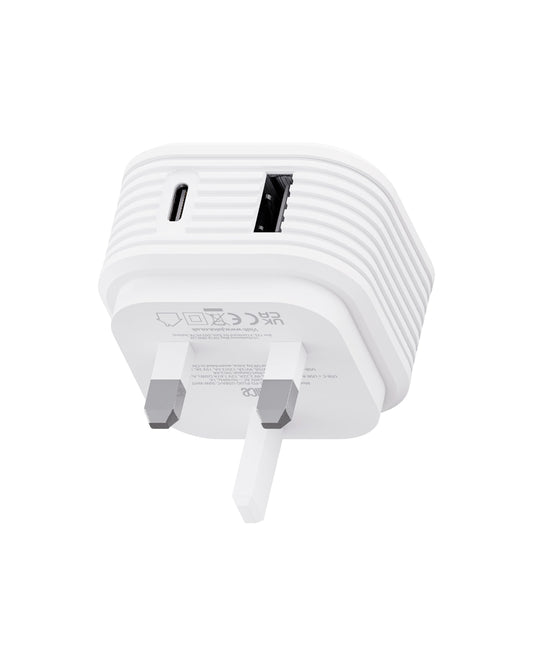 Juice 65W Dual Port Mains Gan Charger Plug