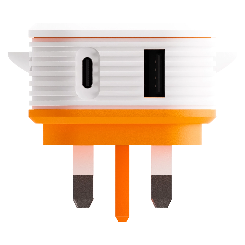 Juice Animals 30W Dual Port Usb-A/C Pd Plug - Tiger