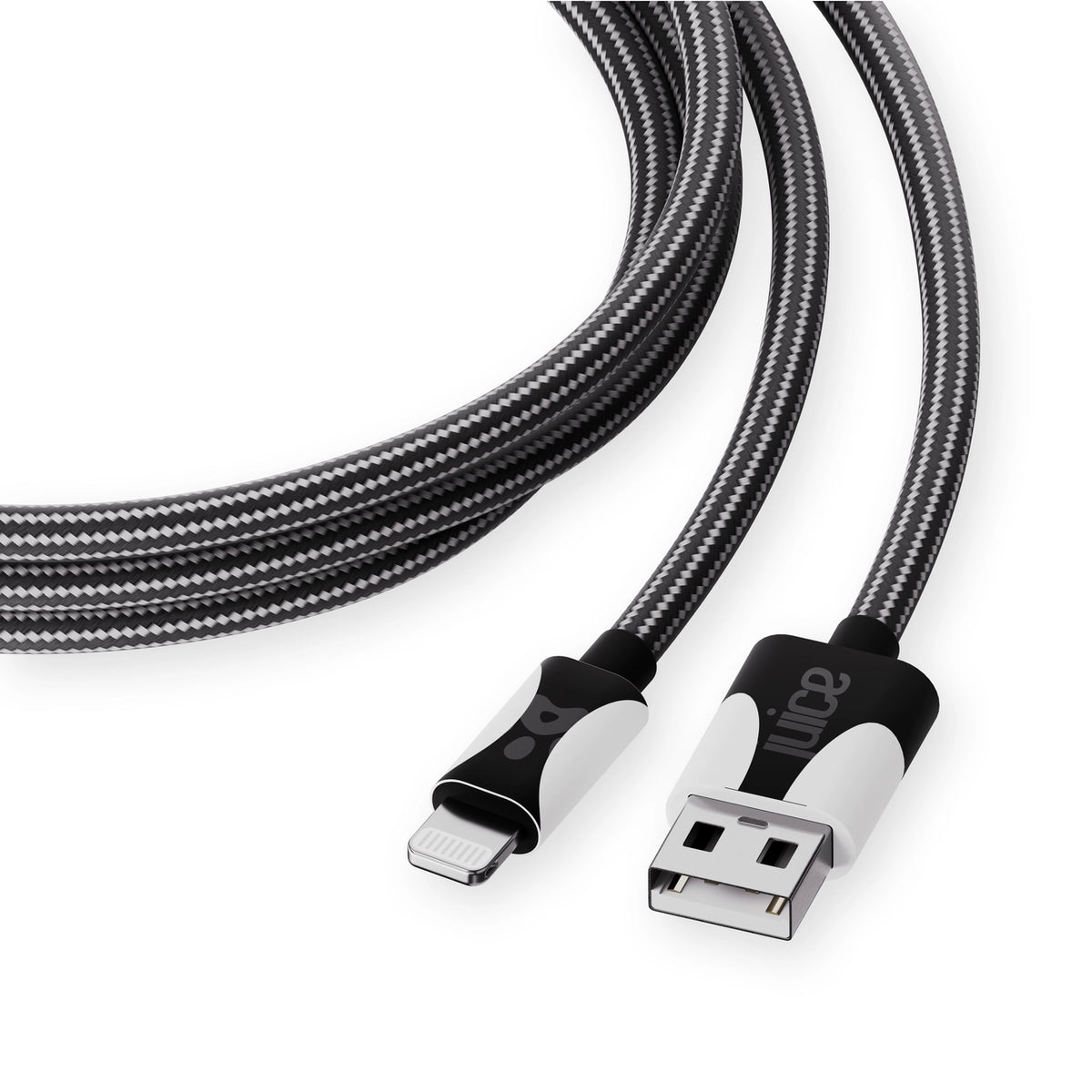 Juice Animals Lightning Braided 2m Charging Cable