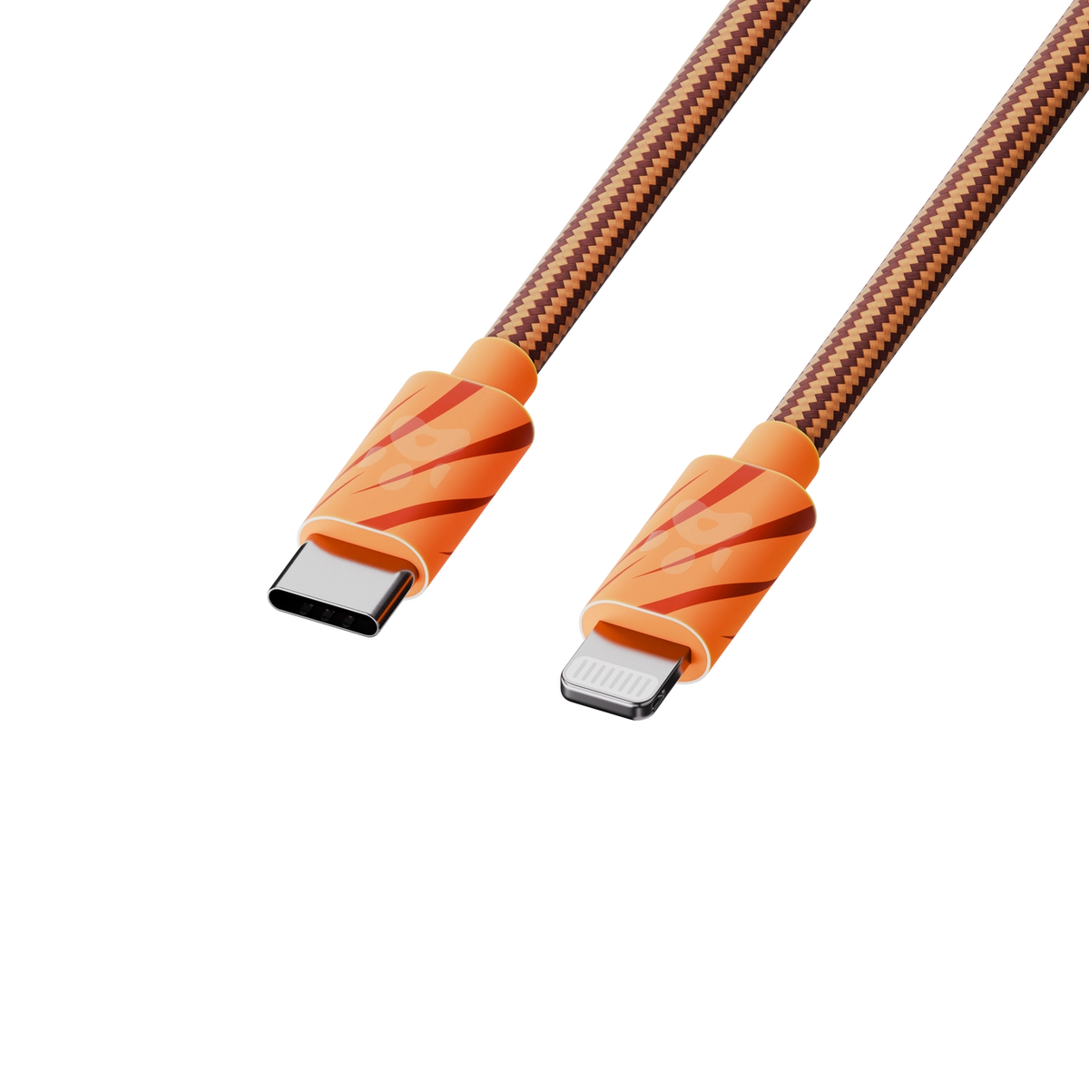 Juice Animals Lightning To Type C Braided 2m Charging Cable