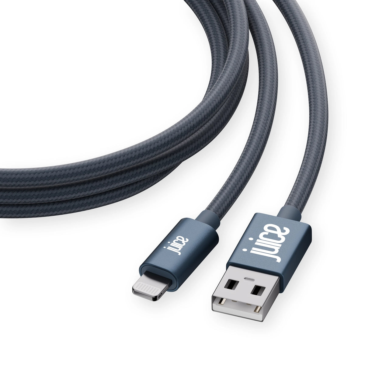 Juice Apple Lightning Braided Charging Cable 1m
