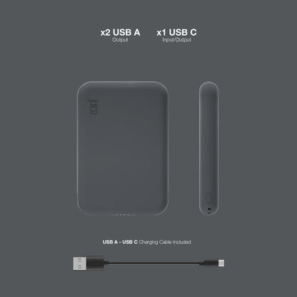 Juice Eco 2 Charge Power Bank – 5000mAh (Grey)