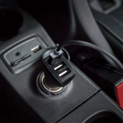 Juice Eco 37W 3-Port Car Charger with Power Delivery – Black