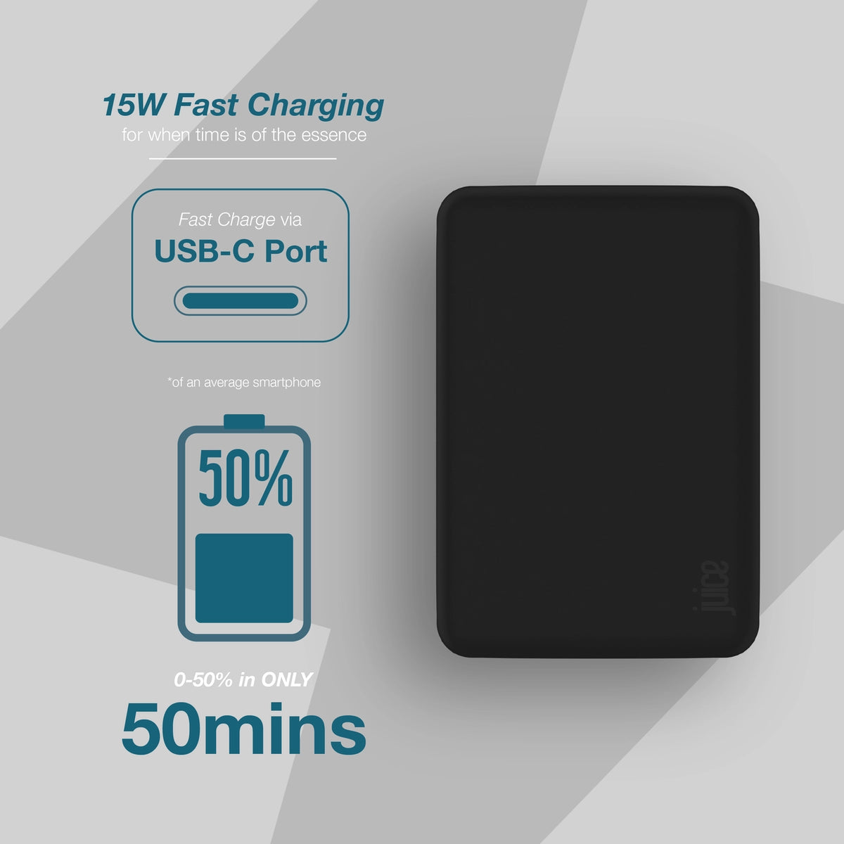 Juice Eco 3 Charge Power Bank – 10,000mAh (Black)
