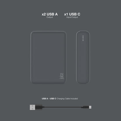 Juice Eco 3 Charge Power Bank – 10,000mAh (Grey)