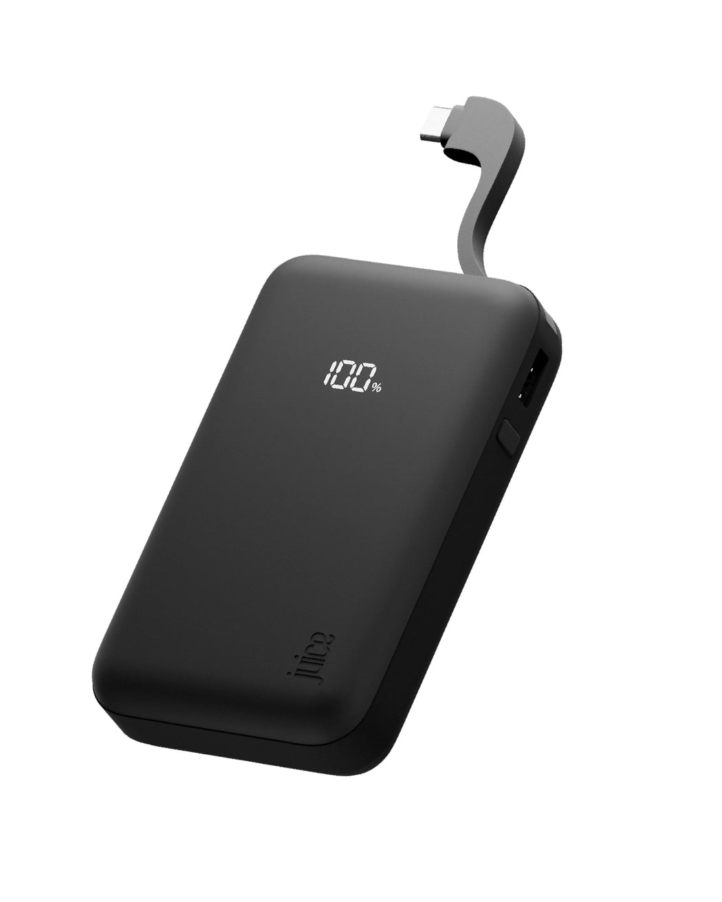 Juice Integrated 2 Charge Power Bank – 10,000mAh (Black)