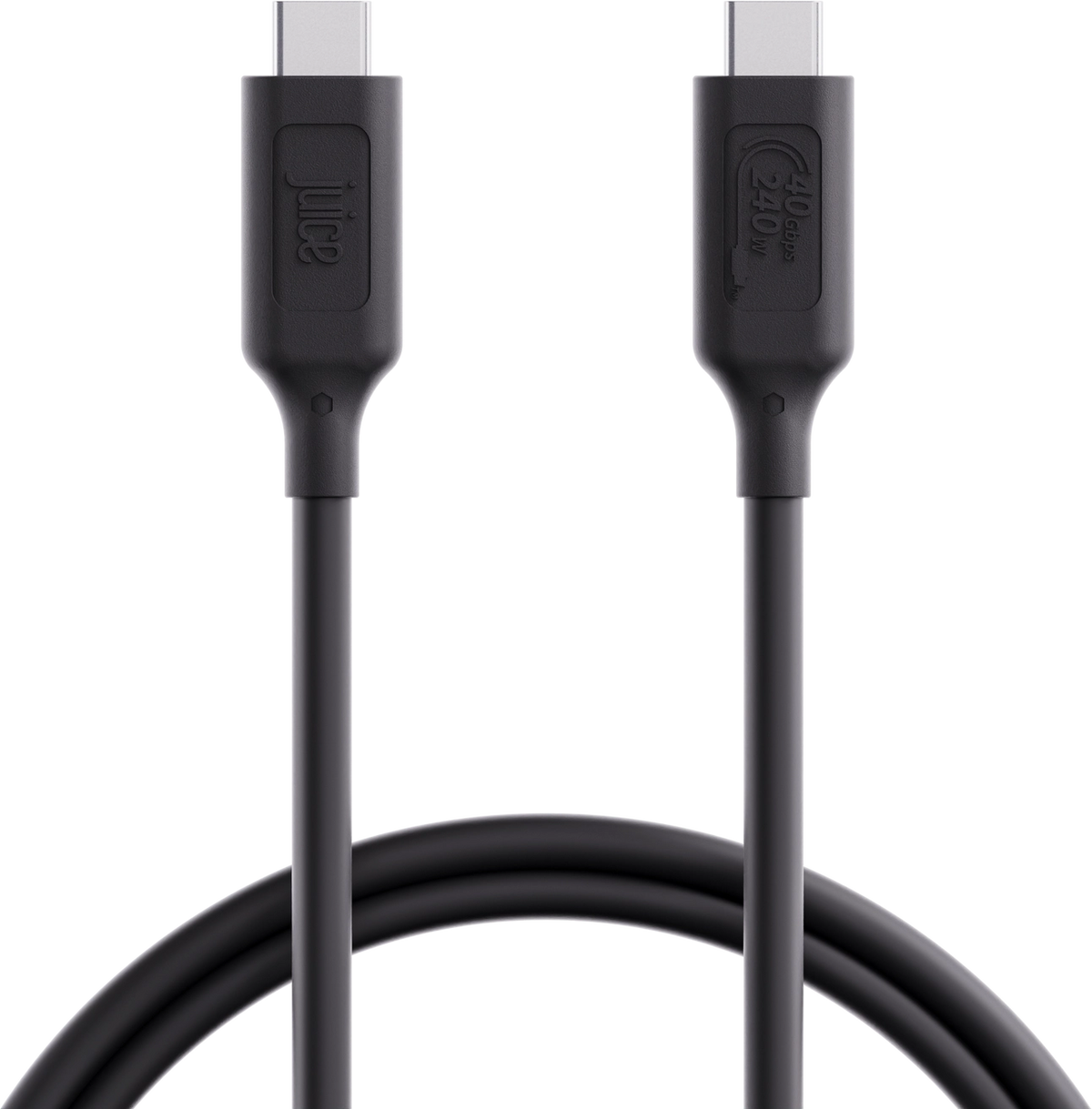 Juice USB4 Type-C To Type-C Charging and Display Cable 1m (Black)