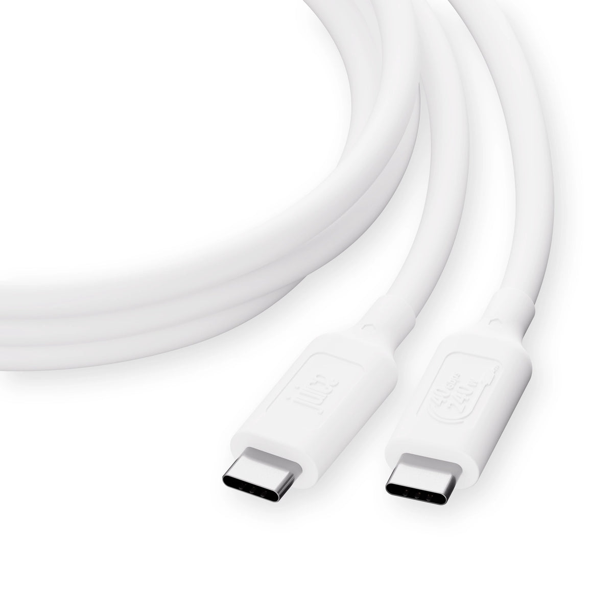 Juice USB4 Type-C To Type-C Charging and Display Cable 1m (White)