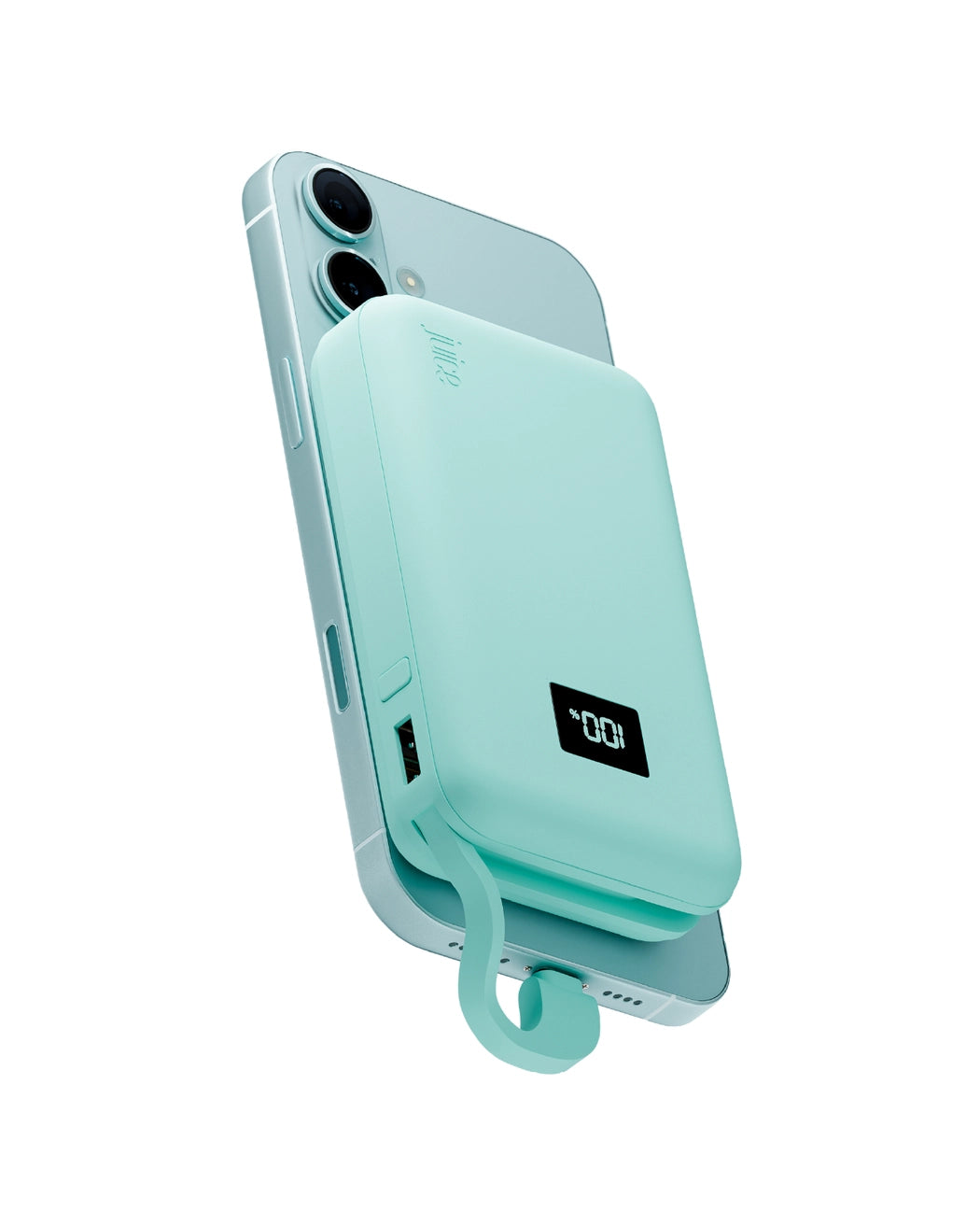 Juice Integrated 2 Charge Power Bank – 10,000mAh (Teal)