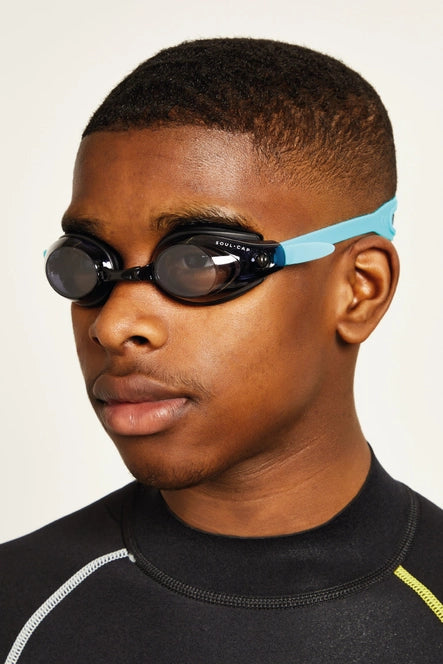 Lunettes de natation foncées pour junior Hajos