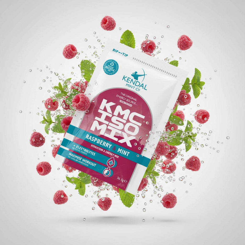 KMC ISO MIX +Electrolytes +DualCharge Carbs - Raspberry Mint [NEW 100% Recyclable]