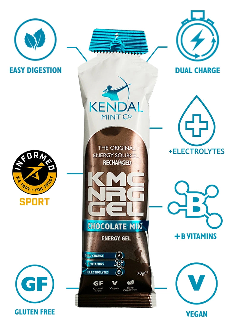 KMC NRG GEL Chocolate Mint Energy Gel 70g
