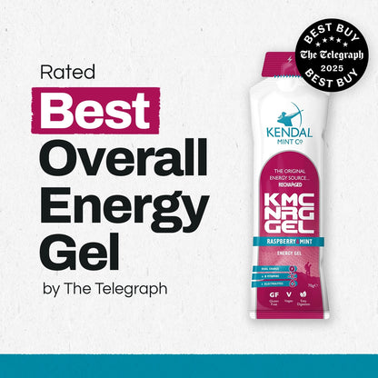 Kmc Energy Gel (Vegan): Raspberry & Mint Flavoured (70g)