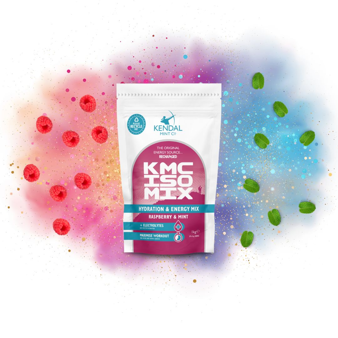 KMC ISO MIX Isotonic Hydration (Raspberry & Mint) Recyclable Pouch 1kg - 27 Serves