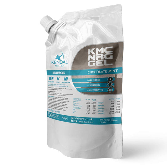 Kmc Energy Gel - Reusable Energy Gel Refill Bulk Pouch Vegan (Chocolate Mint)