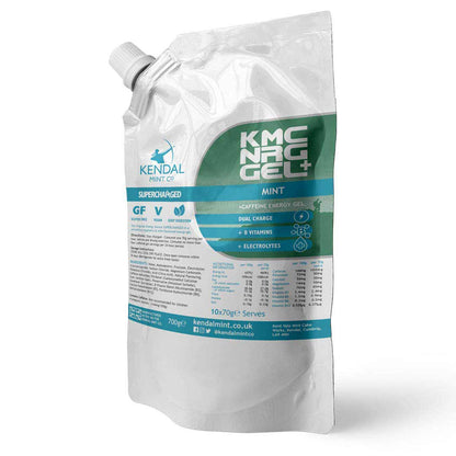 Kmc Energy Gel - Reusable Energy Gel Refill Bulk Pouch Vegan (Mint Caffeine)
