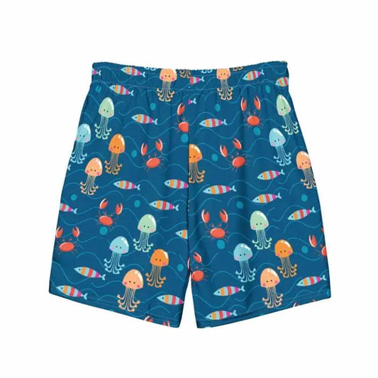 Men Swimming Shorts Design | Marine Fisher's Paradise