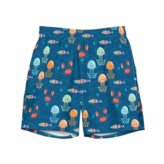 Men Swimming Shorts Design | Marine Fisher's Paradise