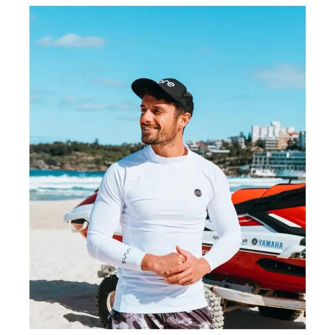 Mens Rash Guard Long Sleeve | Swimcore Men's Rash Guard