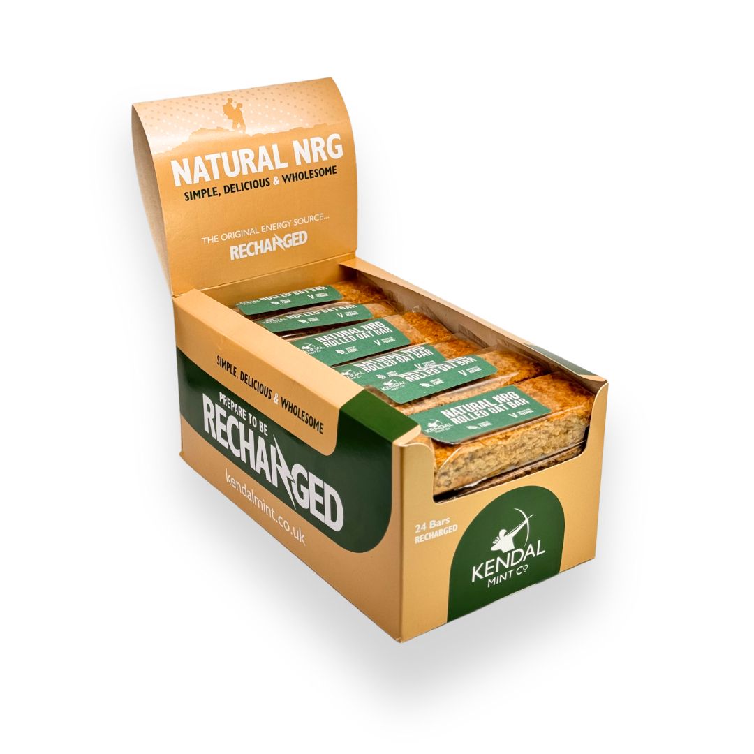 Natural Nrg: Rolled Oat Flapjack Energy Bar (Vegan)