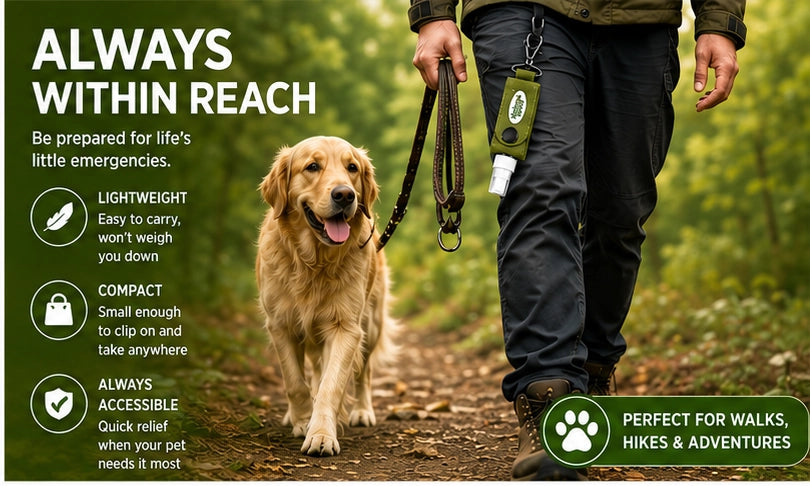 Nature Paws Aloe Wound Spray in Keyring