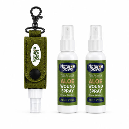 Nature Paws Pocket Pet Care – Aloe Wound Spray with Keyring