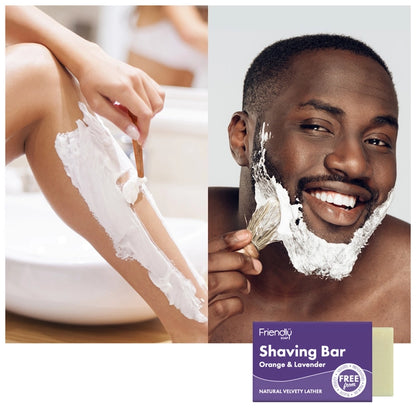 Orange & Lavender Shaving Bar - Eco Friendly