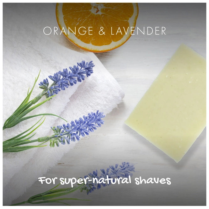 Orange & Lavender Shaving Bar - Eco Friendly