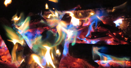 Original Colour Flame Pellets - Blue/Green