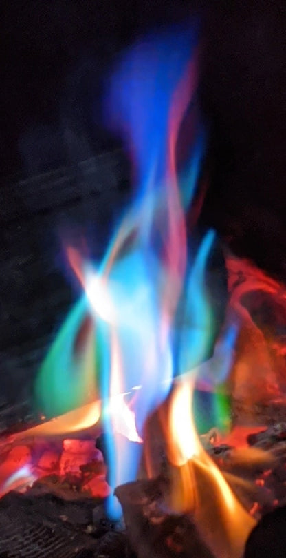 Original Colour Flame Pucks - Electric Blue