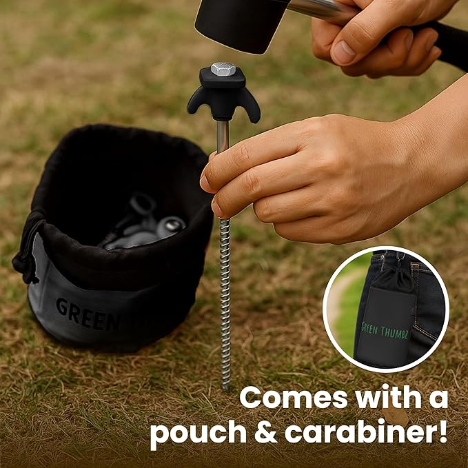 Pack of 20 Heavy Duty Tent Pegs - Hard Ground Camping Pegs