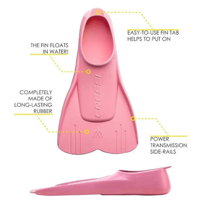 Pool Kids Children Flippers | Cressi Mini Light Kid Fins