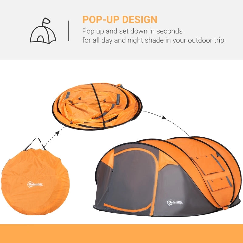 Pop-Up Camping Tent For 2–3 Person