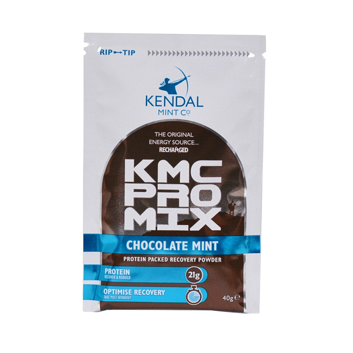 Protein Recovery Powder For Sport - Chocolate Mint Flavored (Size 12 x 40g Sachets)