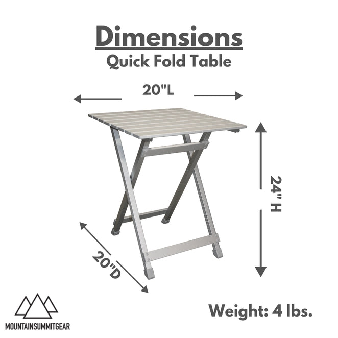 Quick Fold Table