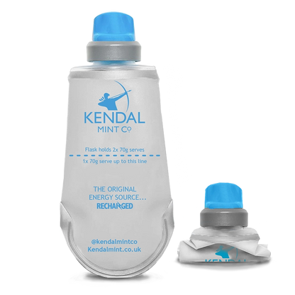Refillable & Reusable Energy Gel Soft Flask 150ml - Upgraded Bite Valve For Kmc Nrg Gel