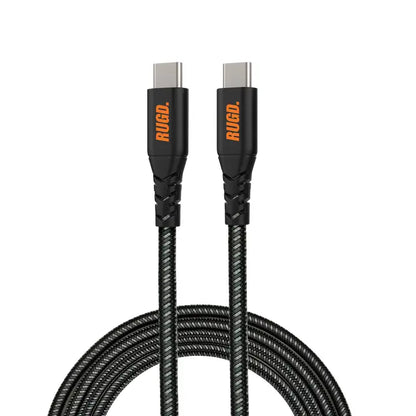 Rhino Power Usb-C To Usb-C Charging Cable - 3A, 60W Pd