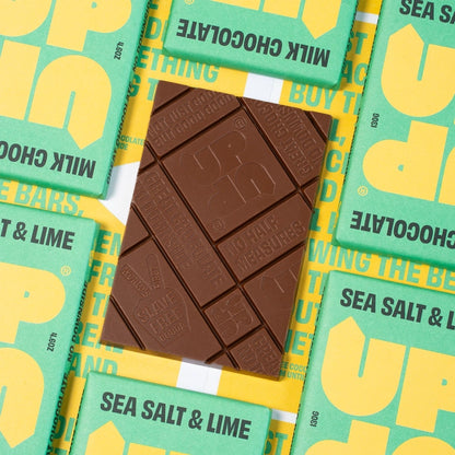 Sea Salt & Lime Milk Chocolate Bar 130G/4.6oz