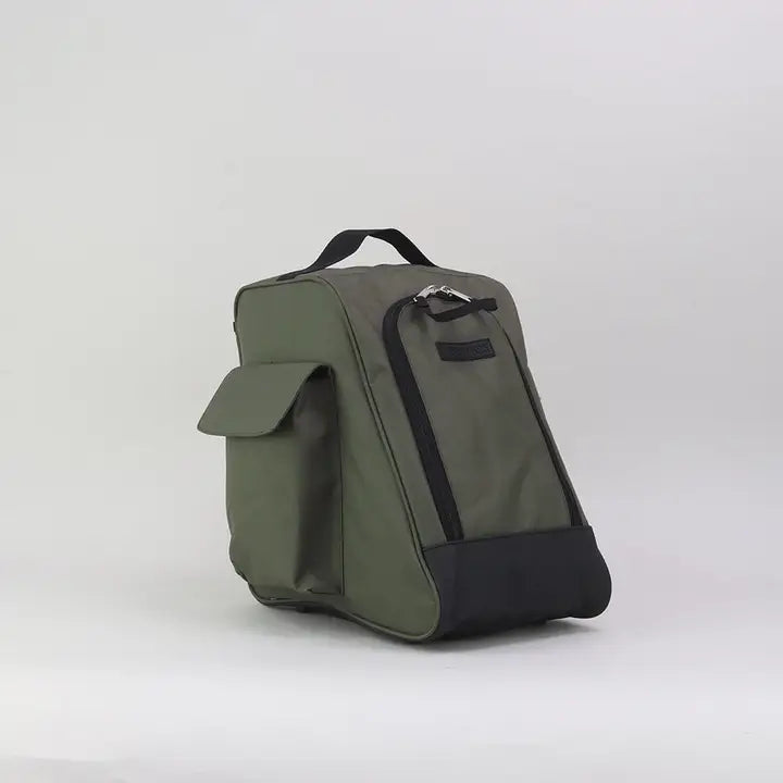 Petit sac à chaussures de marche vert