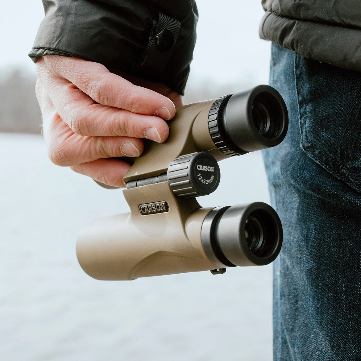 Stinger™ 10x25mm Compact & Lightweight Binoculars, Olive Grn