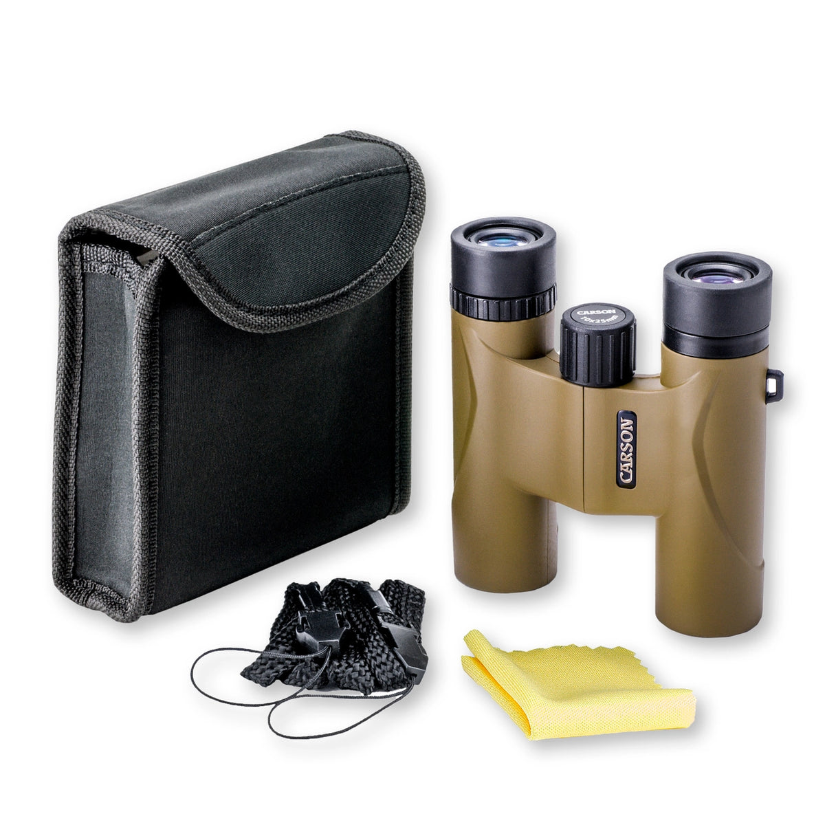Stinger™ 10x25mm Compact & Lightweight Binoculars, Olive Grn