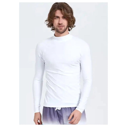 Swimming Mens Rash Guard | Long Sleeves Men Swim Shirt