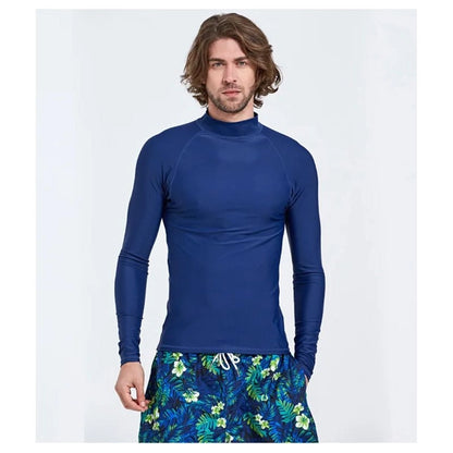 Swimming Mens Rash Guard | Long Sleeves Men Swim Shirt