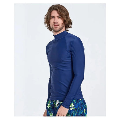 Swimming Mens Rash Guard | Long Sleeves Men Swim Shirt