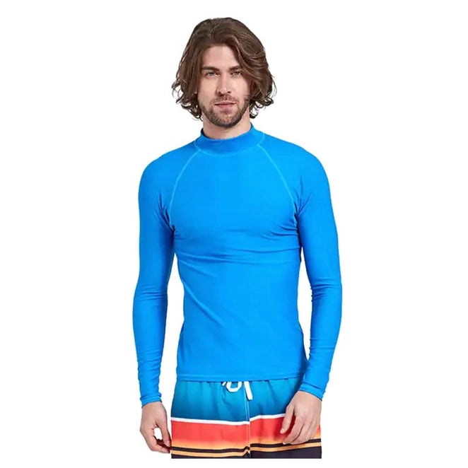 Swimming Mens Rash Guard | Long Sleeves Men Swim Shirt