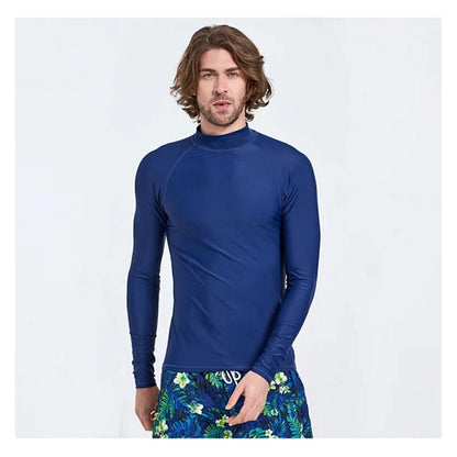 Swimming Mens Rash Guard | Long Sleeves Men Swim Shirt