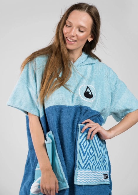 The Beautiful Wave-Hawaii Maxi Beach Poncho & Changing Robe