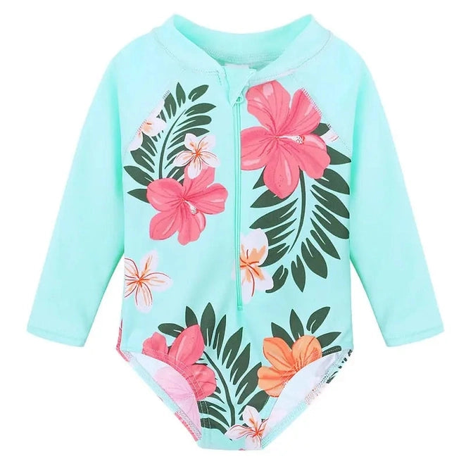 Toddler Girl Swimsuit | 0-6 Yo Kids Baby Swimwear